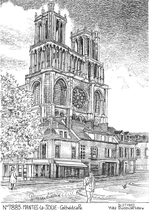 N 78085 - MANTES LA JOLIE - cathédrale